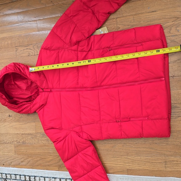 THEREABOUTS GIRLS "PACKABLE" RED WINTER COAT SIZE LARGE 14/16 - Picture 12 of 16